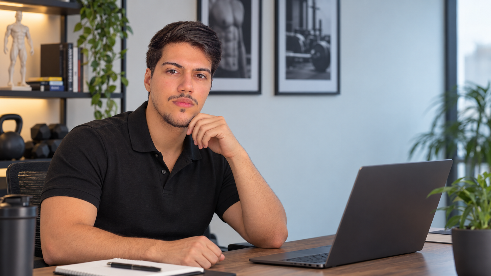 Luan Bastos, profissional de educação física